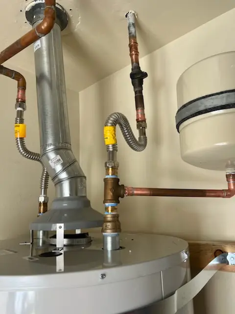 Water heater installation and plumbing repair in Hooversville